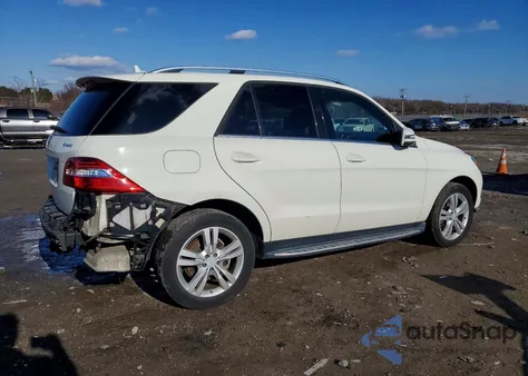 2013 Mercedes-Benz Ml 350 4Matic z USA, uszkodzony, nr VIN 4JGDA5HB5DA173753